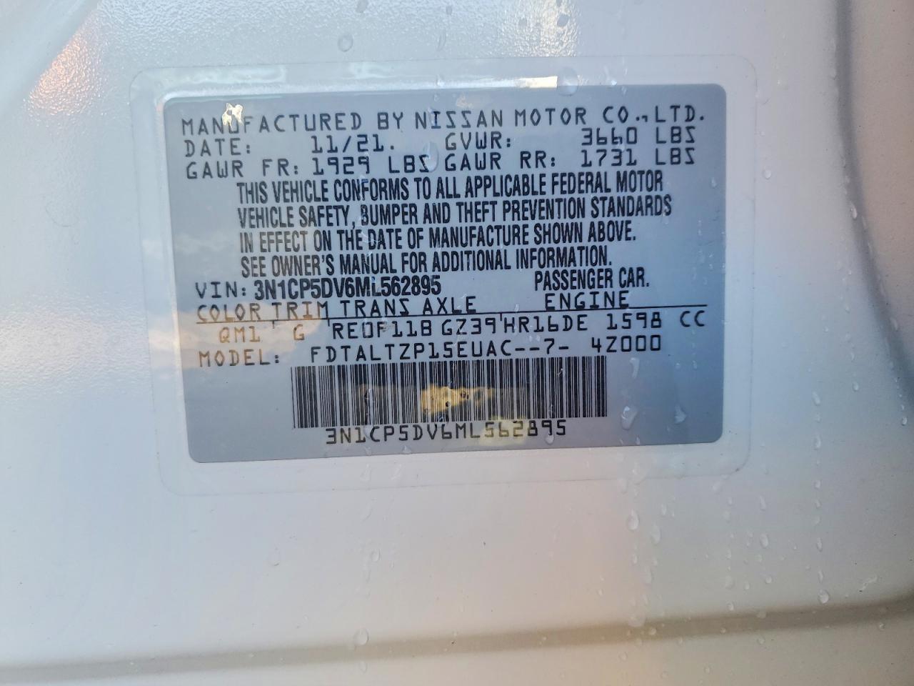 2021 NISSAN KICKS