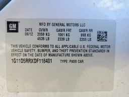 2013 CHEVROLET MALIBU