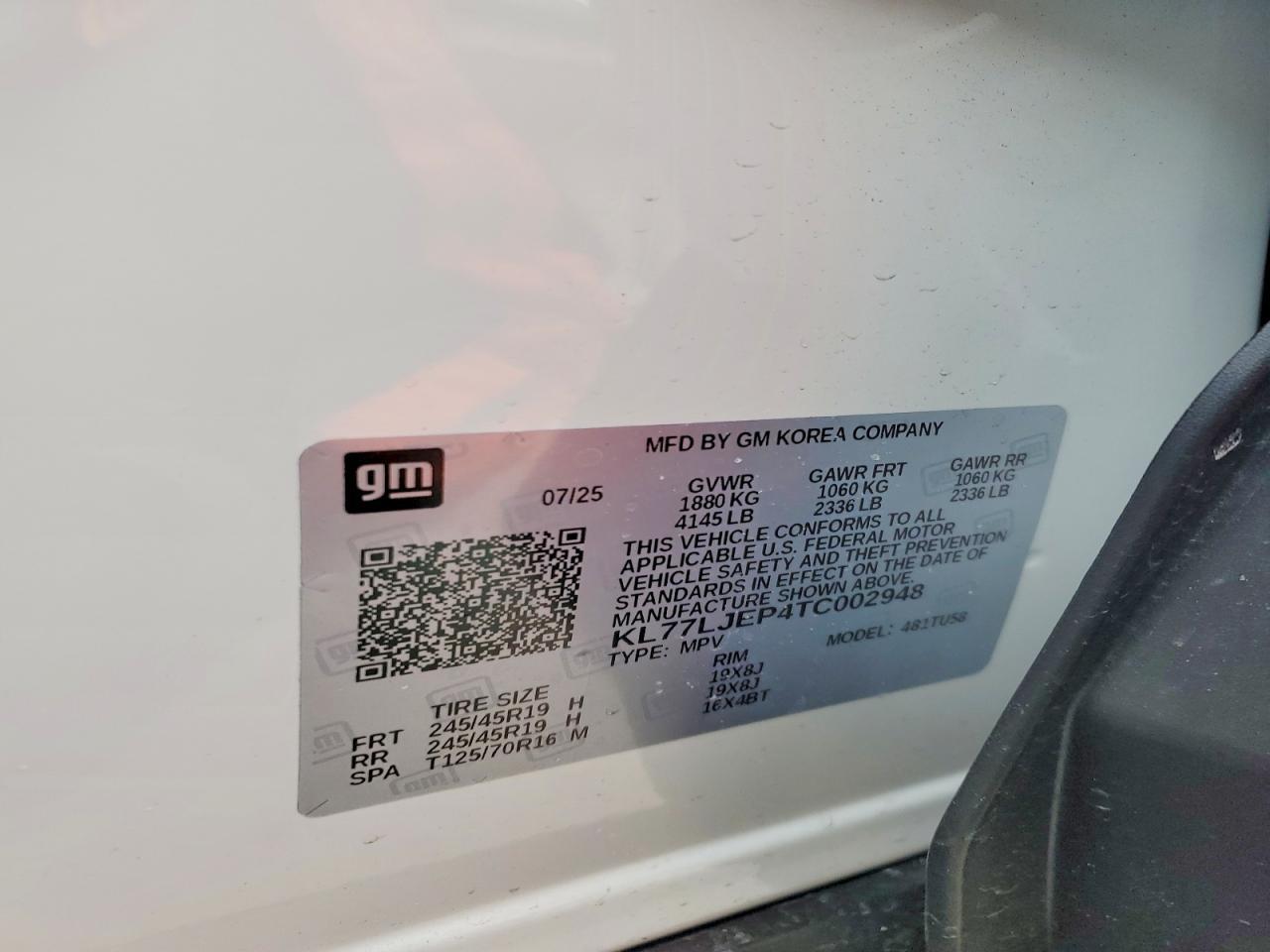 2026 CHEVROLET TRAX