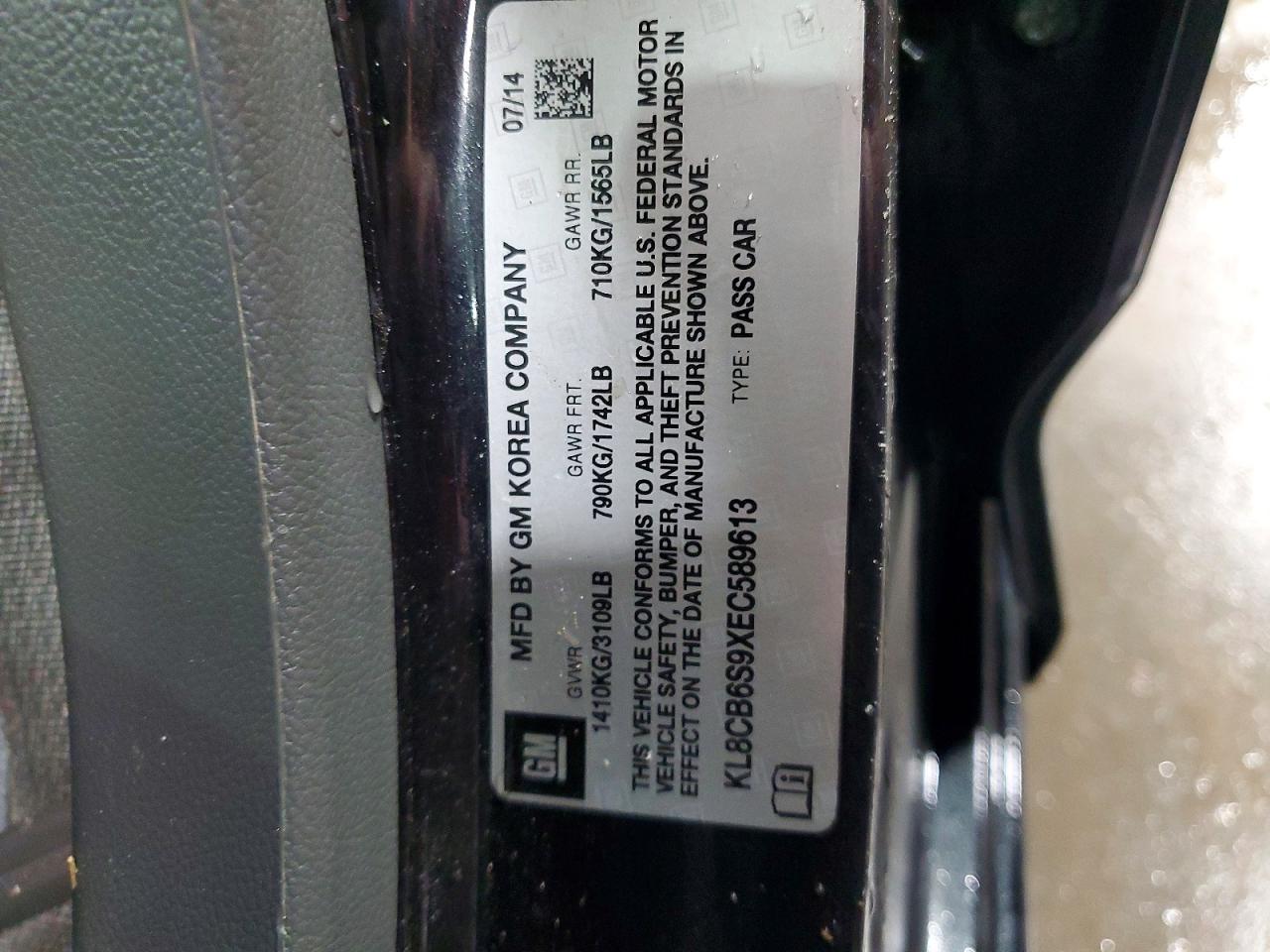 2014 CHEVROLET Spark