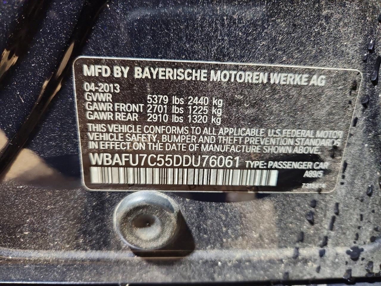 2013 BMW 5 series
