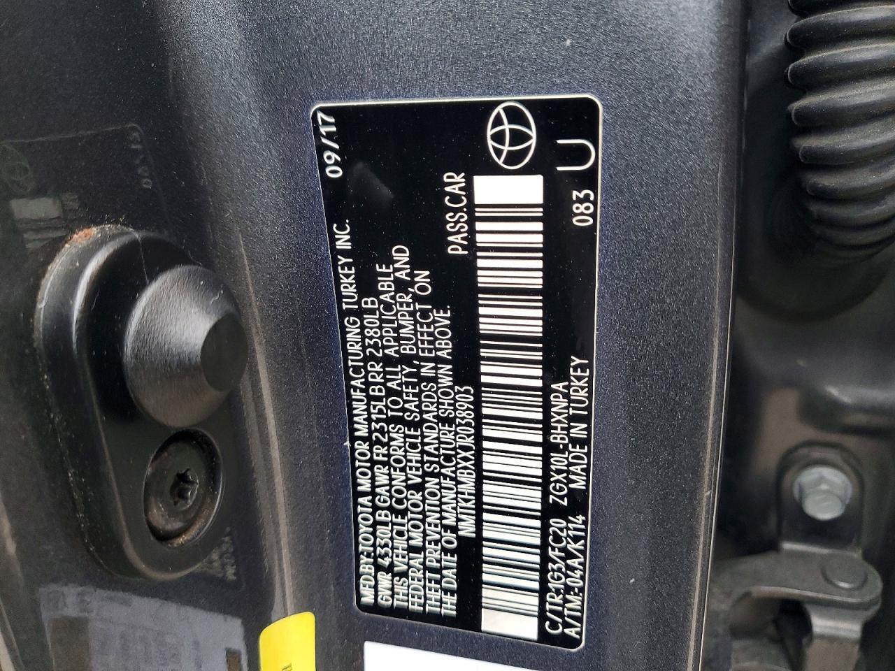 2018 TOYOTA C-HR