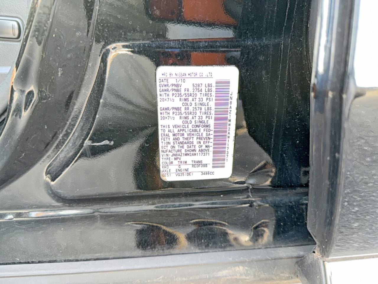 2010 NISSAN MURANO