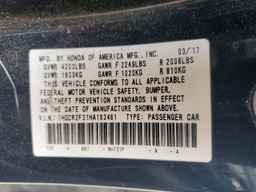 2017 HONDA ACCORD