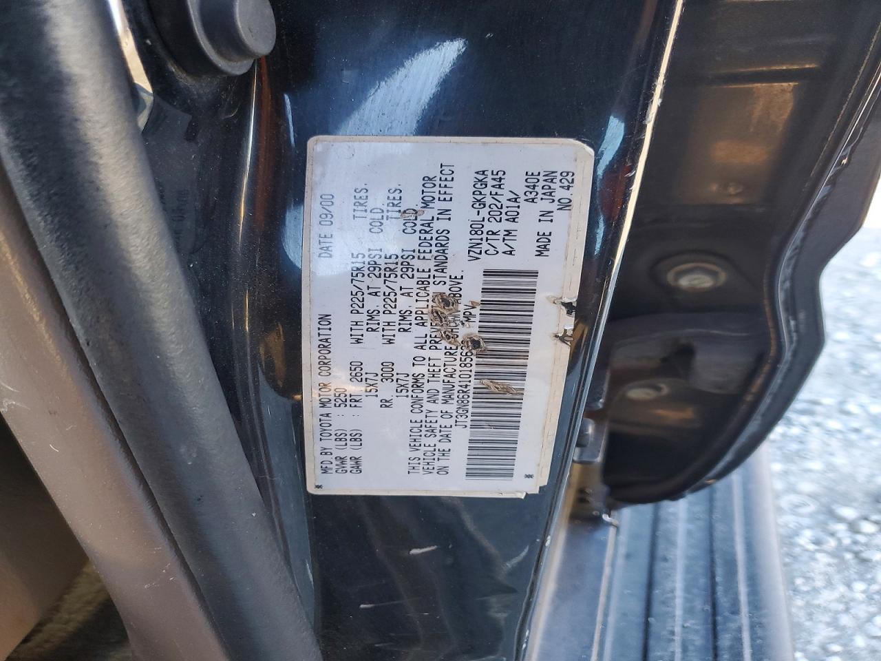 2001 TOYOTA 4Runner