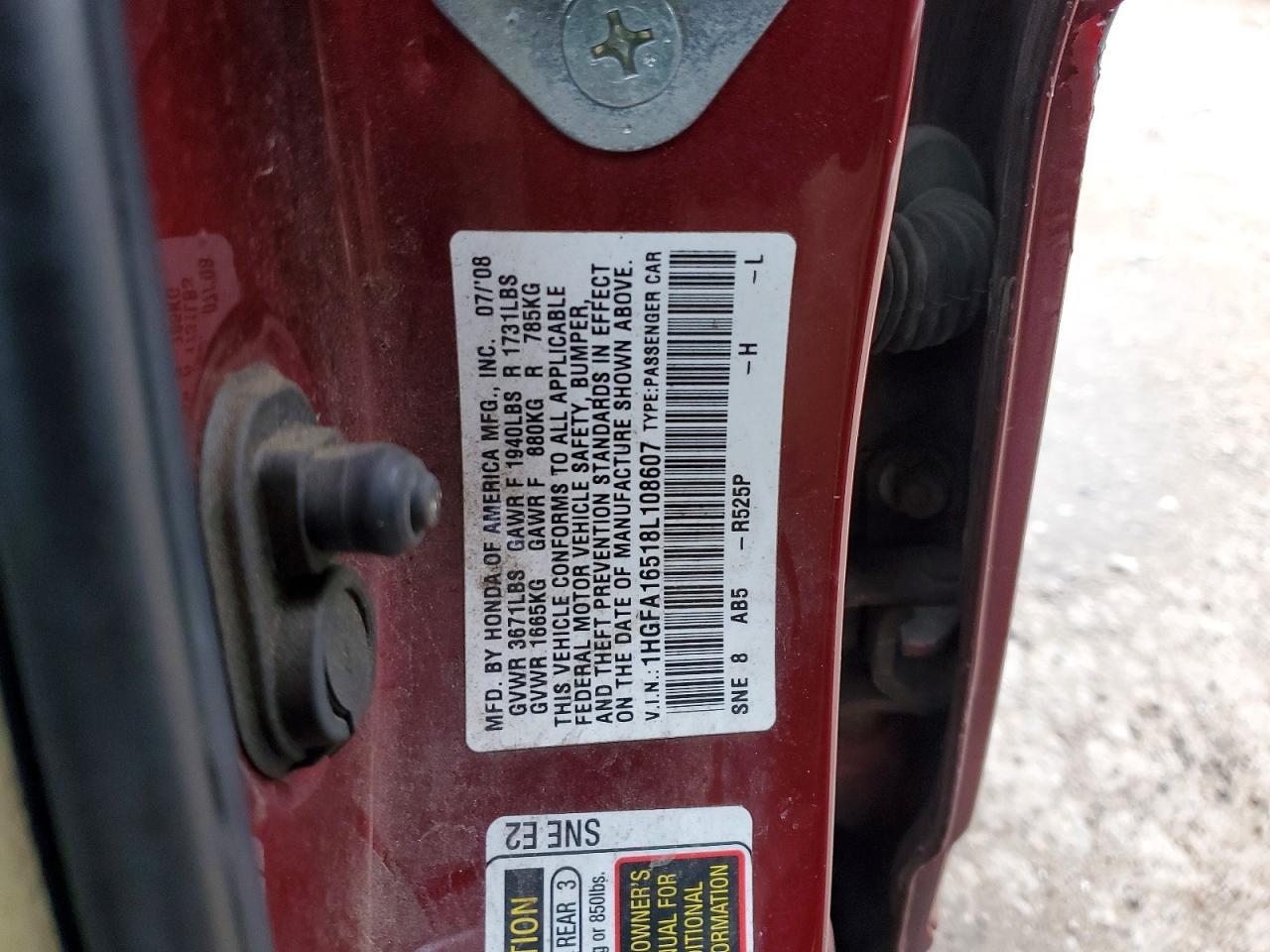 2008 HONDA CIVIC