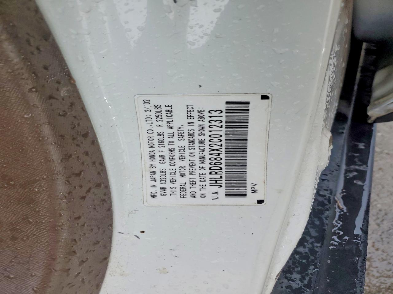 2002 HONDA CR-V