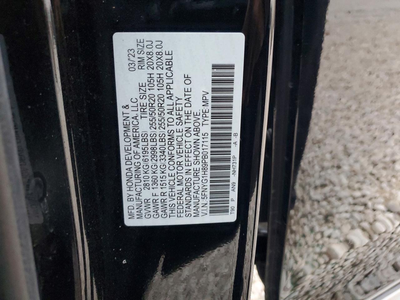 2023 HONDA PILOT