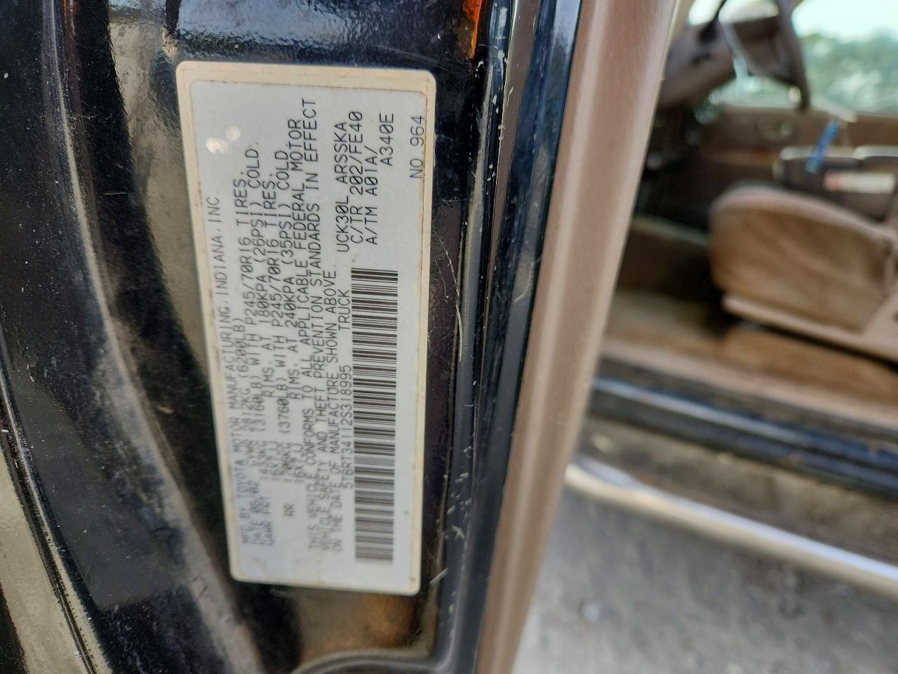 2002 TOYOTA TUNDRA