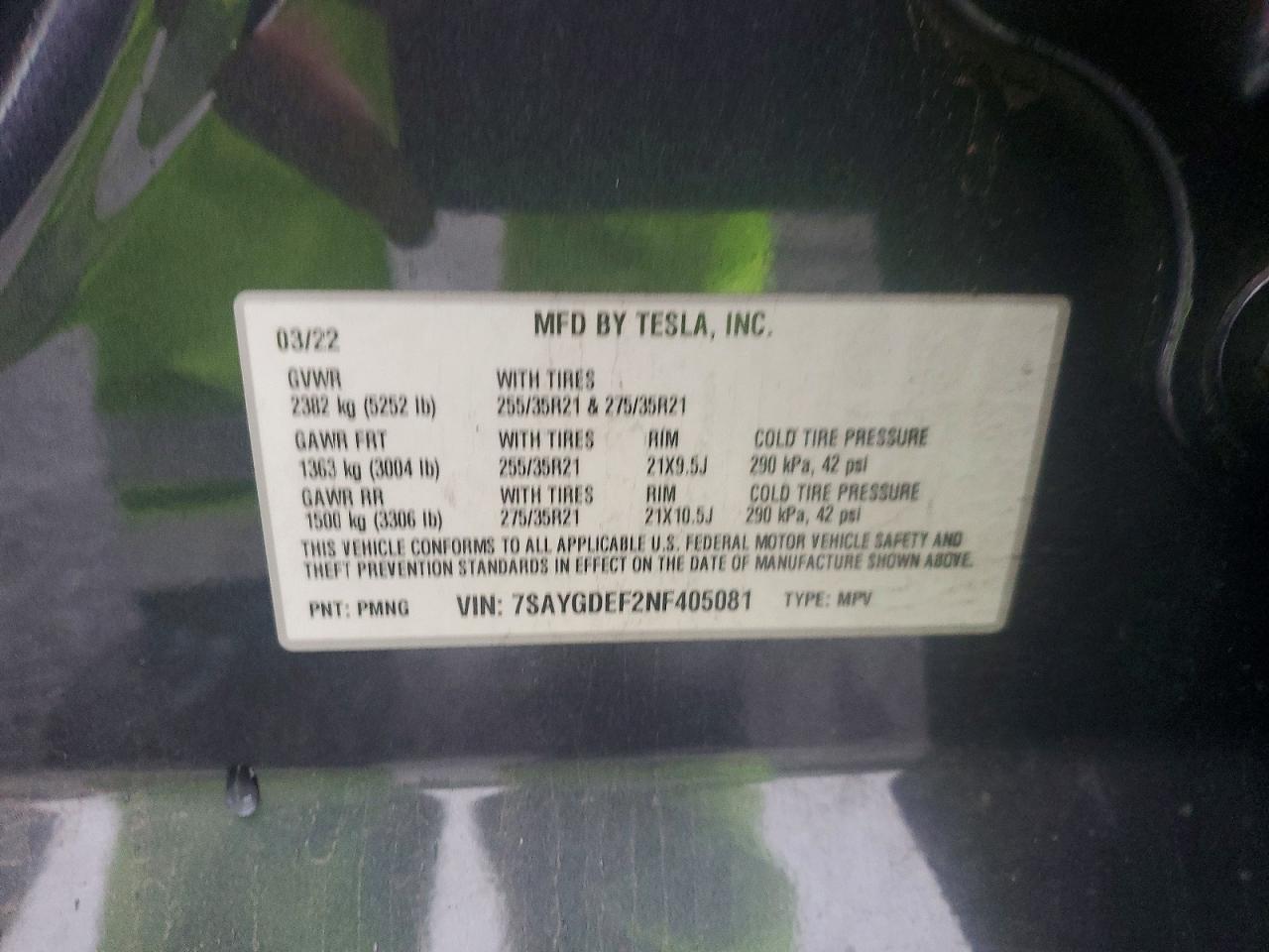 2022 TESLA MODEL Y