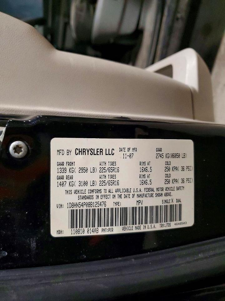 2008 DODGE GRAND CARAVAN