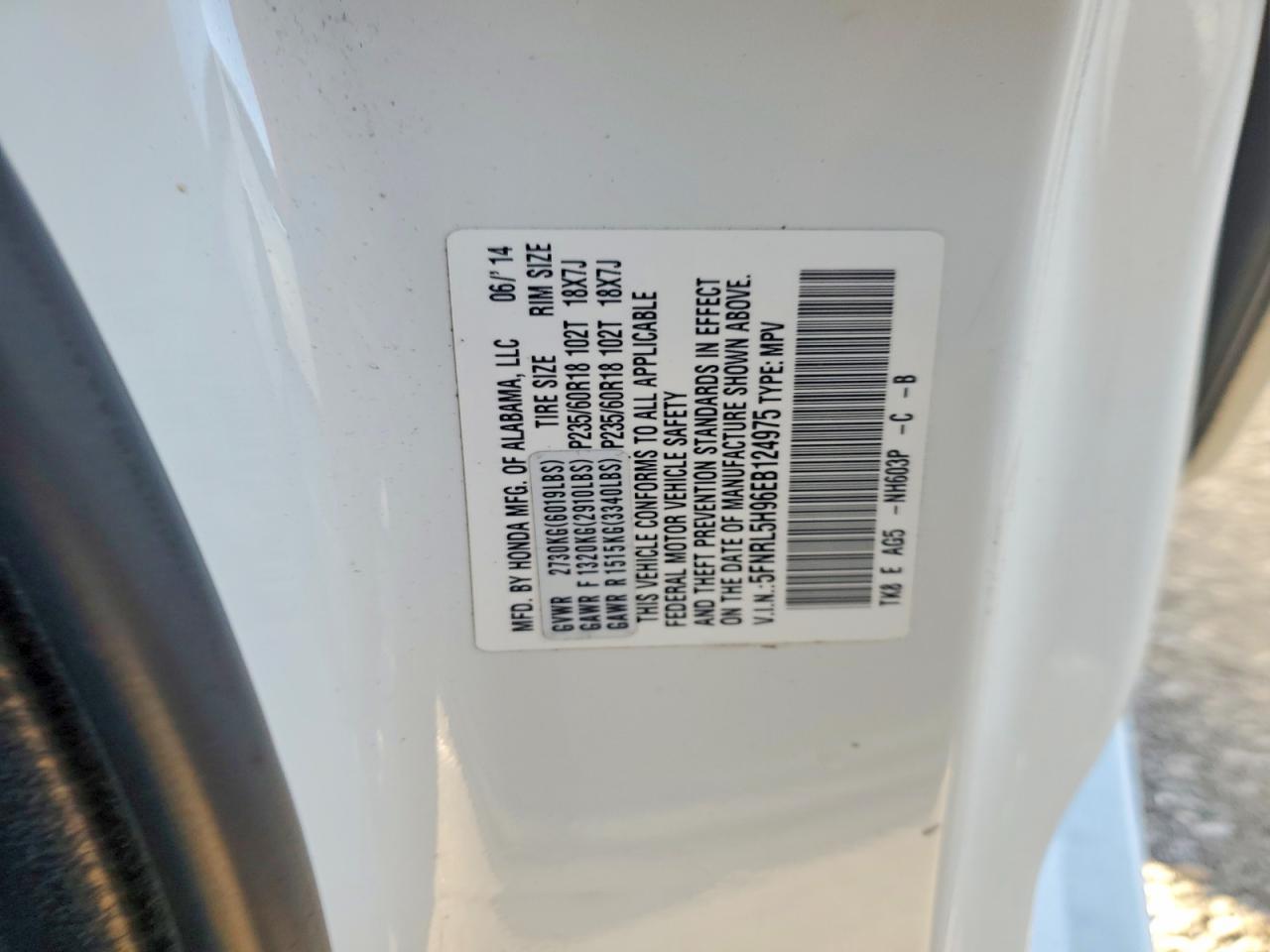 2014 HONDA ODYSSEY