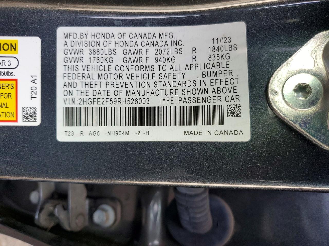 2024 HONDA