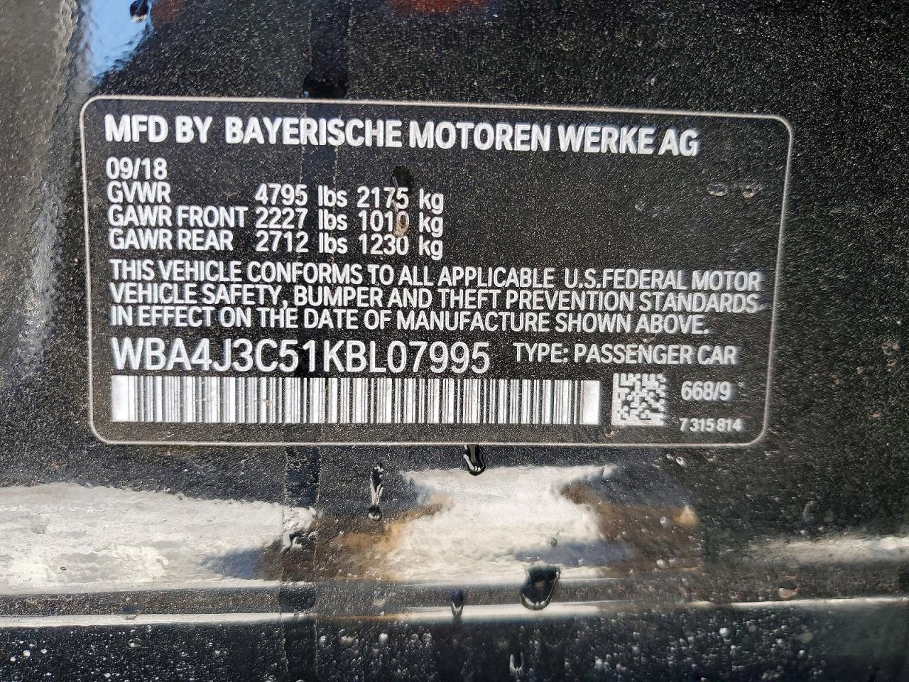 2019 BMW 4 Series