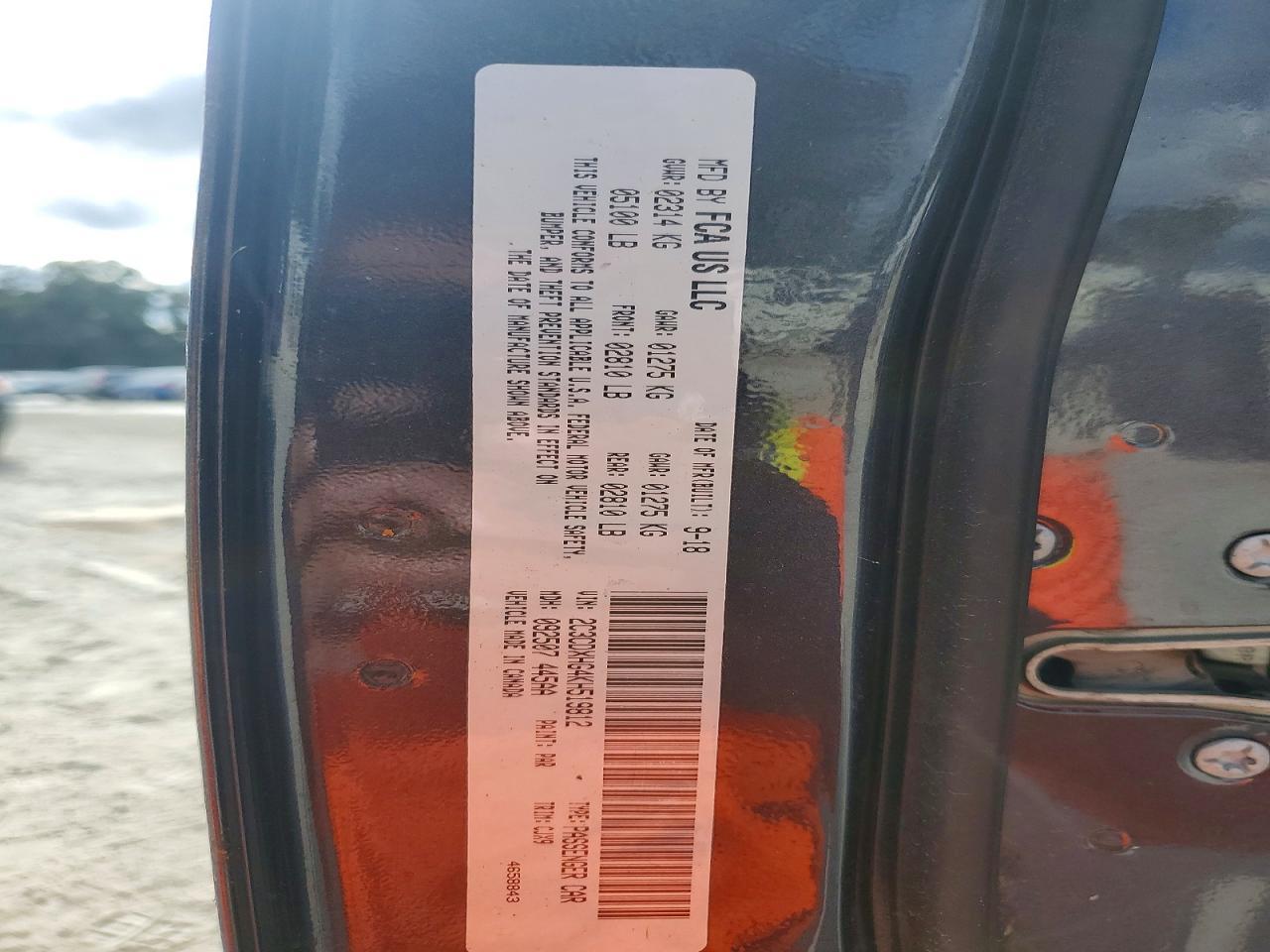 2019 DODGE CHARGER