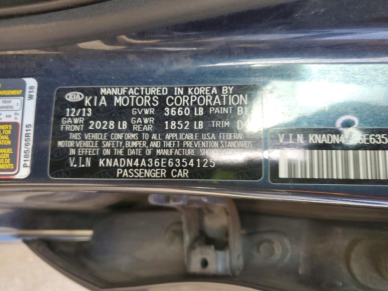2014 KIA RIO