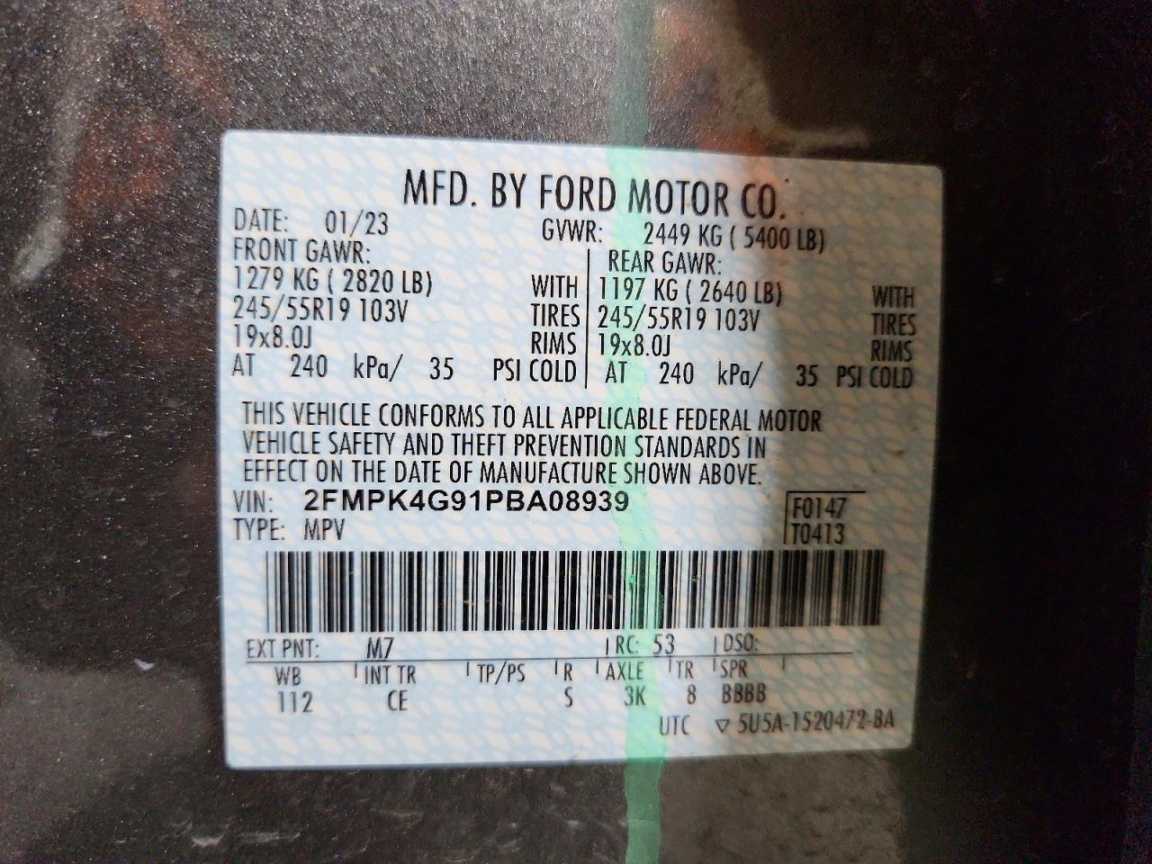 2023 FORD EDGE