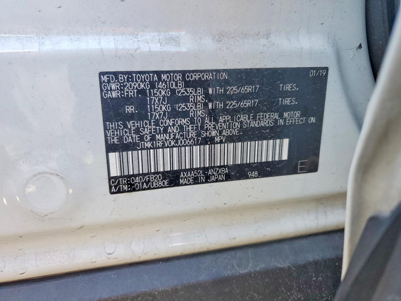 2019 TOYOTA RAV4