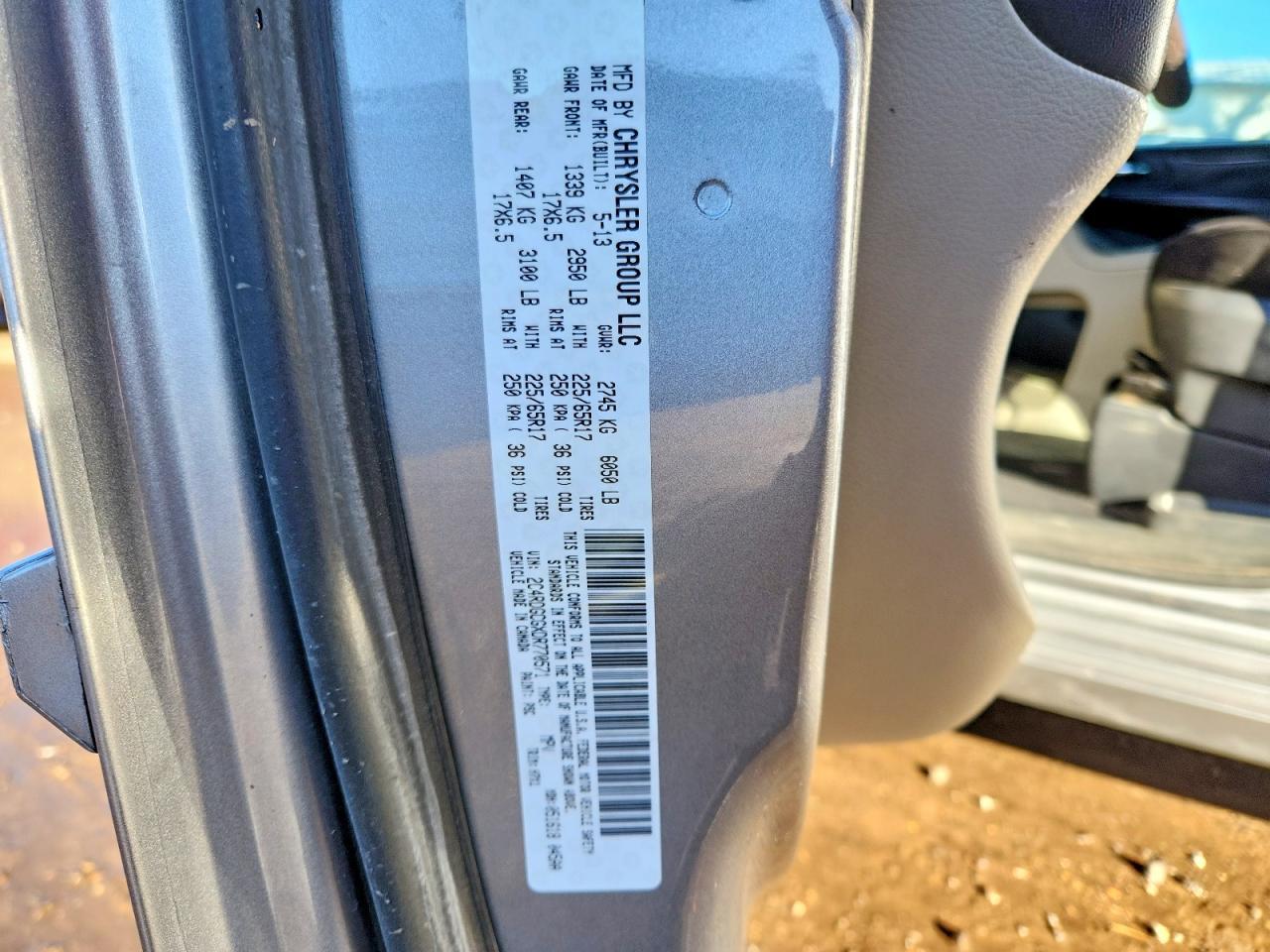 2013 DODGE GRAND CARAVAN