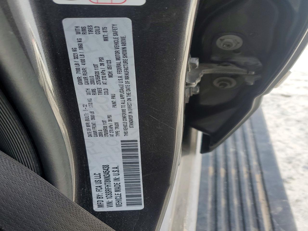 2022 RAM 1500