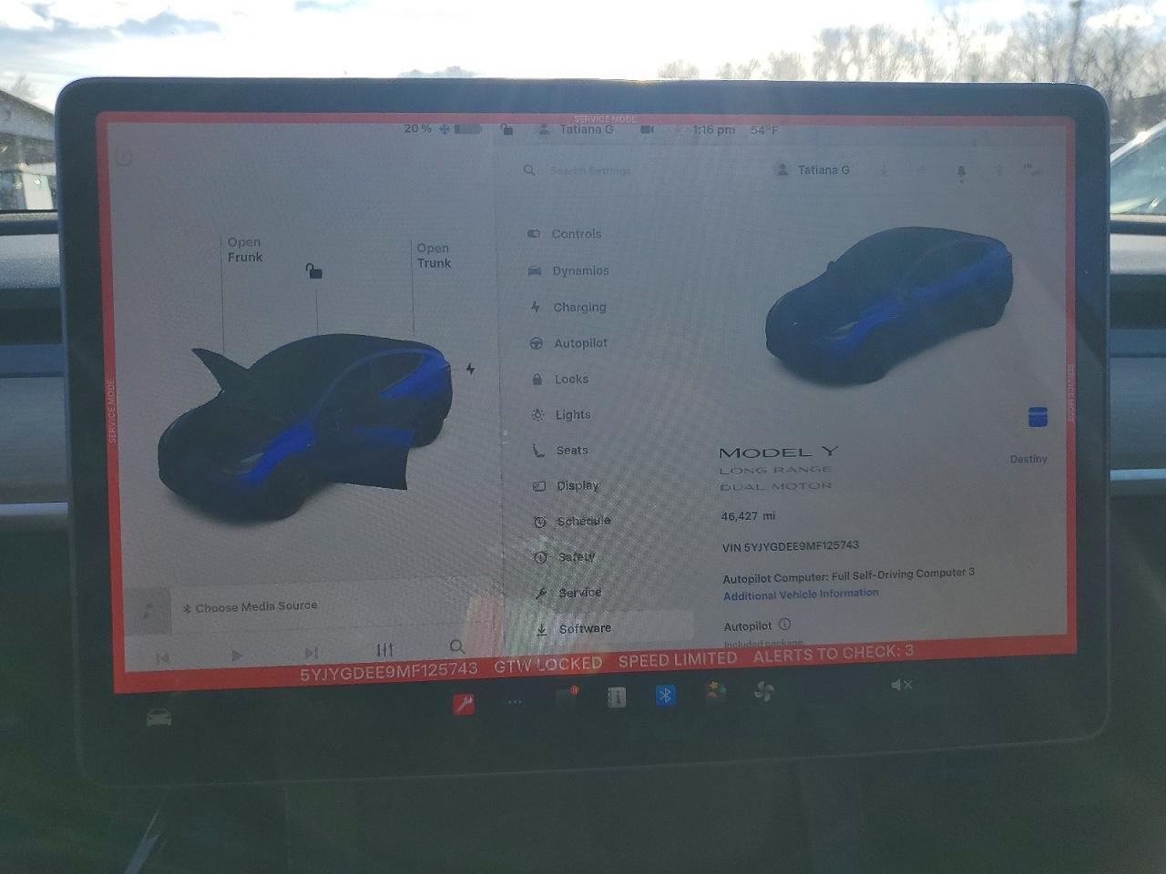 2021 TESLA MODEL Y