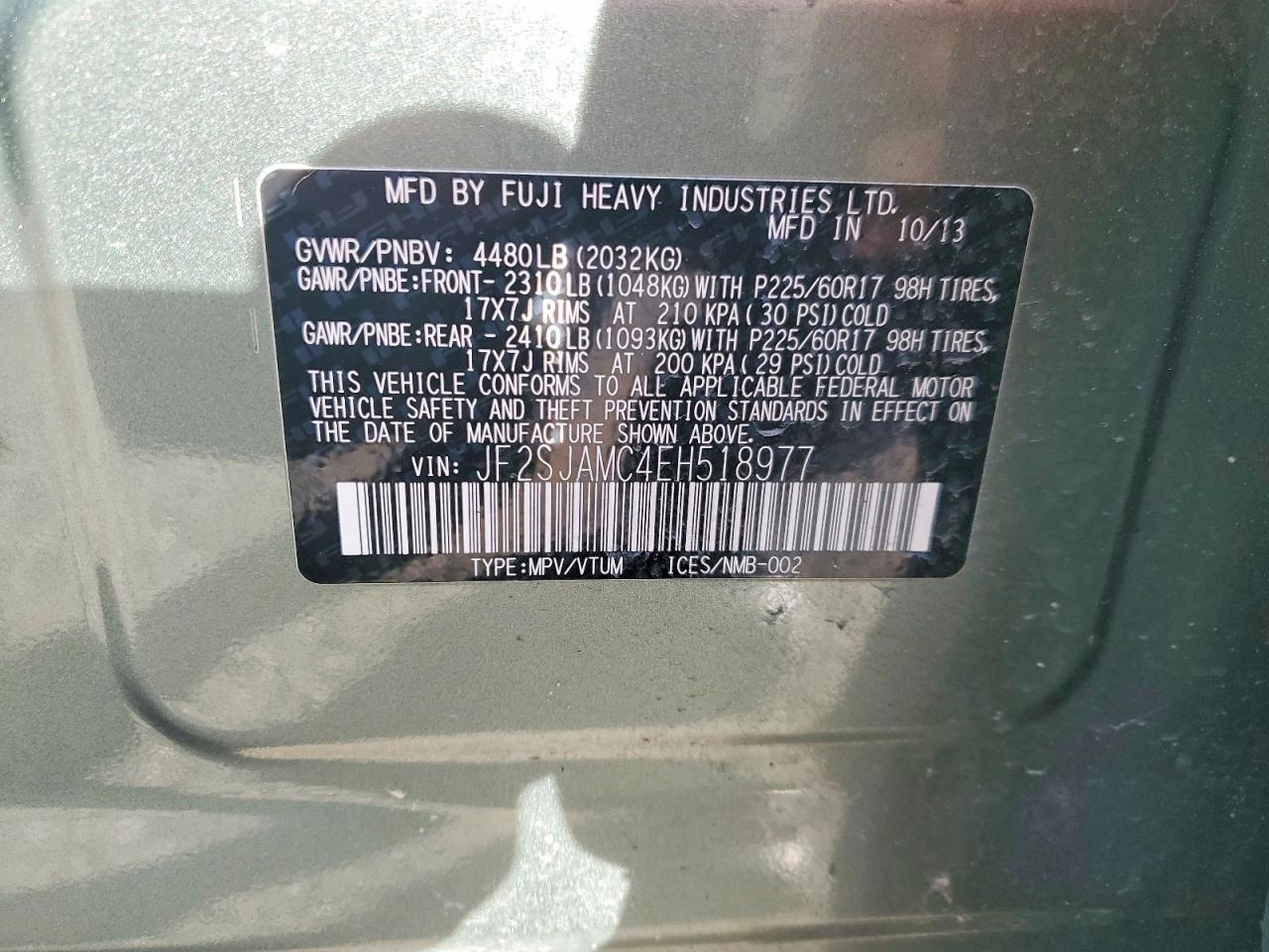 2014 SUBARU FORESTER