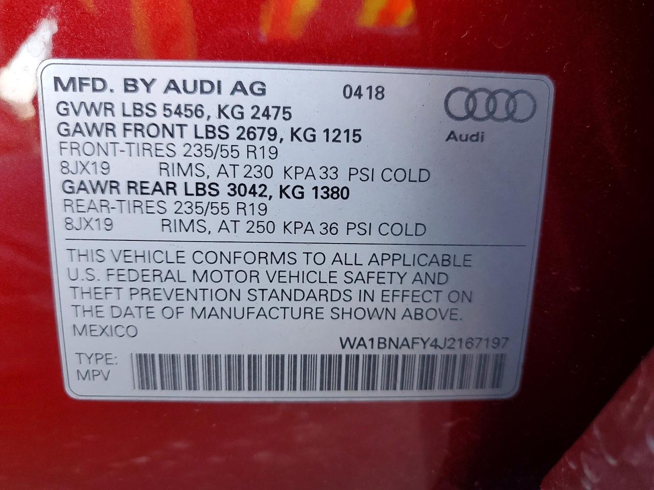 2018 AUDI Q5