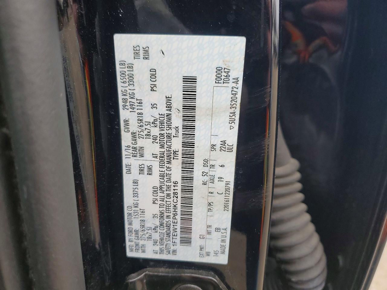 2017 FORD F-150