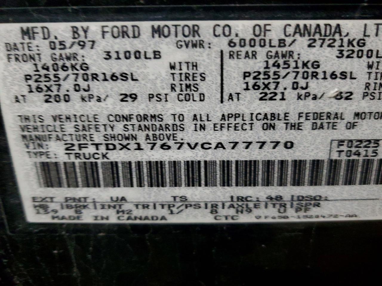 1997 FORD F-150