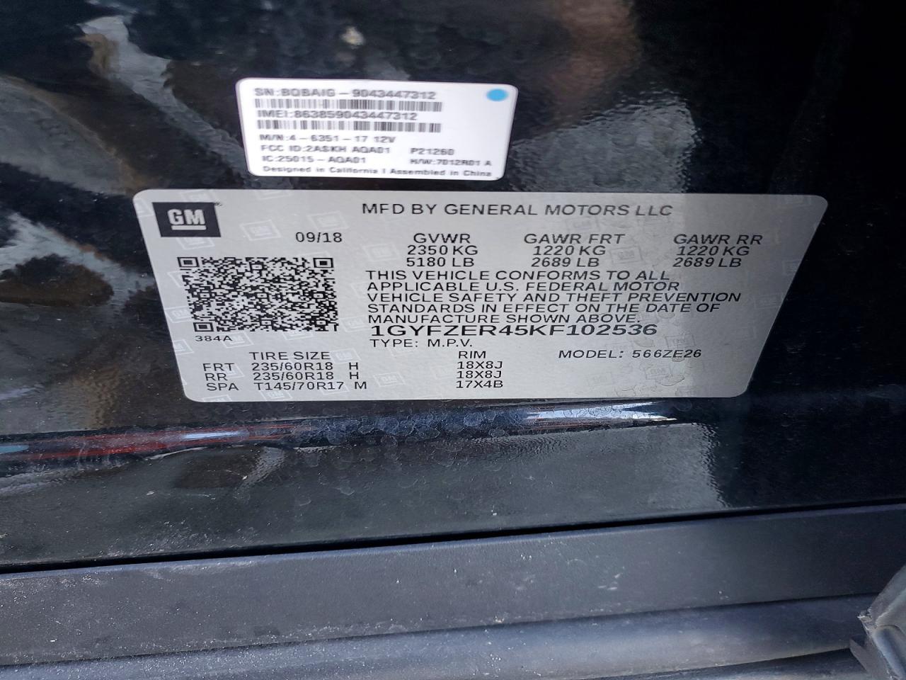 2019 CADILLAC XT4