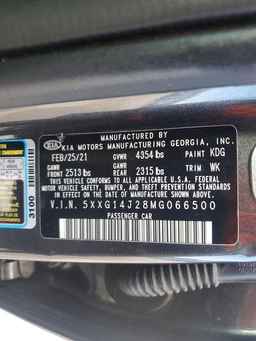 2021 KIA K5