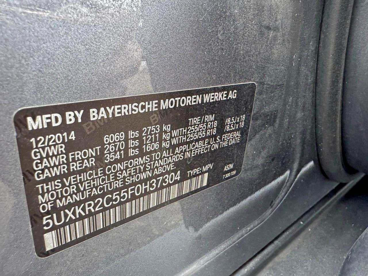 2015 BMW X5