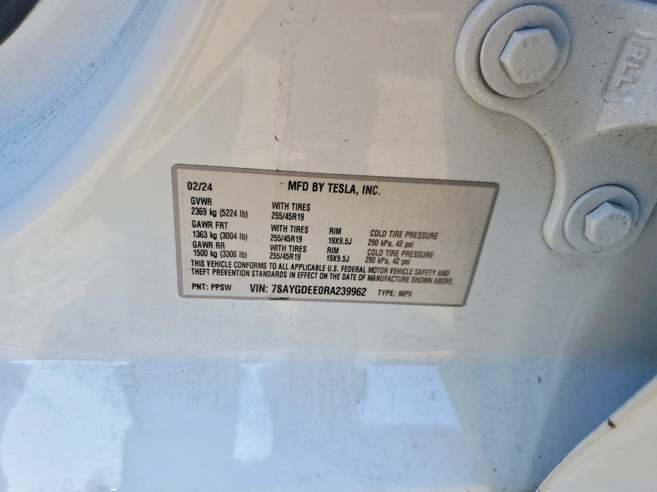 2024 TESLA MODEL Y