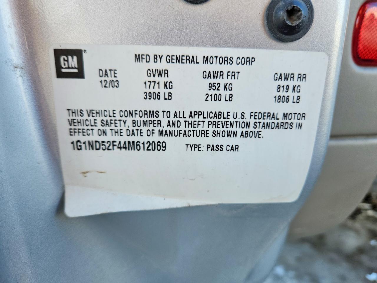 2004 CHEVROLET Classic