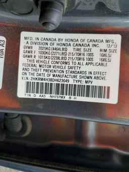 2013 HONDA CR-V