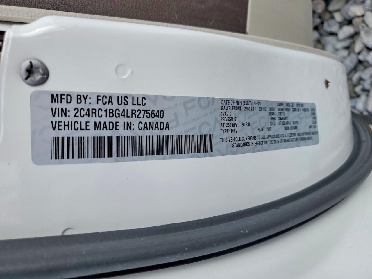 2020 CHRYSLER Pacifica