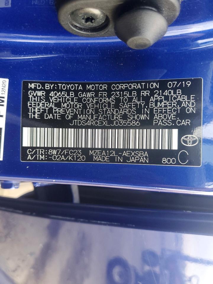 2020 TOYOTA COROLLA