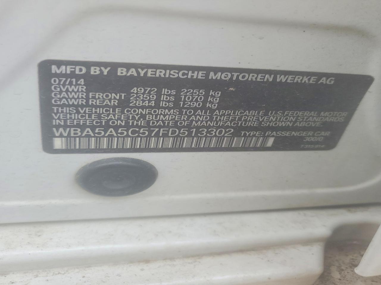 2015 BMW 5 series