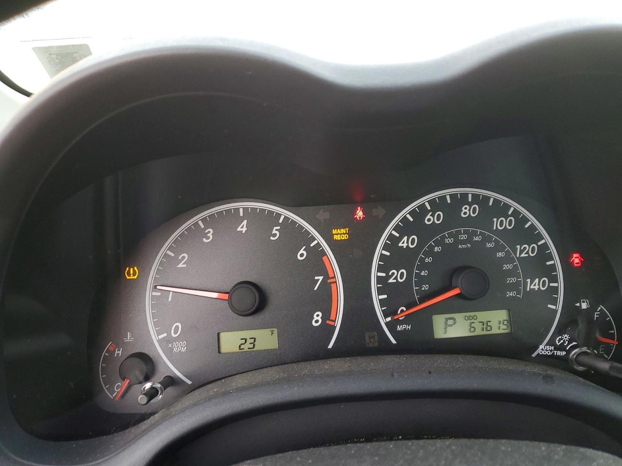 2012 TOYOTA COROLLA
