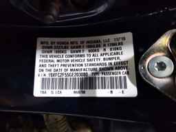 2016 HONDA CIVIC