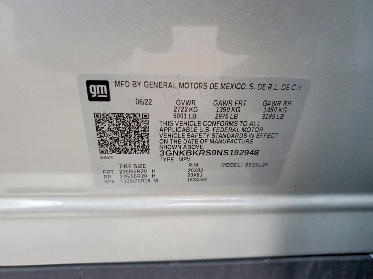 2022 CHEVROLET BLAZER