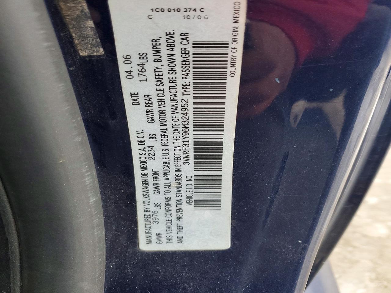2006 VOLKSWAGEN Beetle