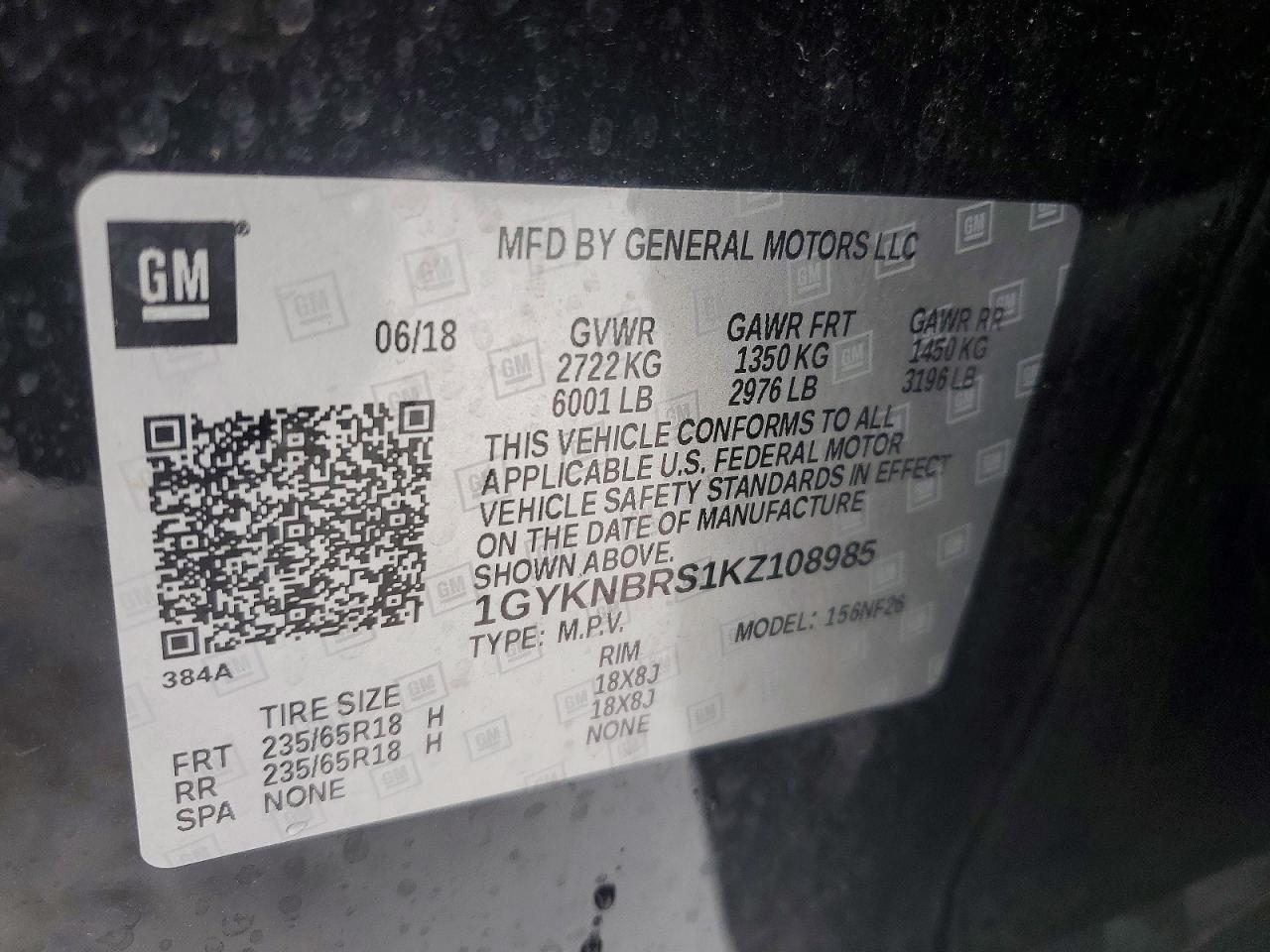 2019 CADILLAC XT5