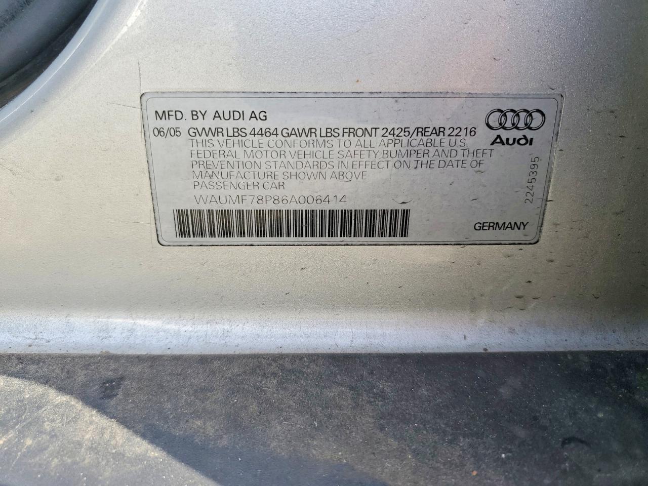 2006 AUDI A3