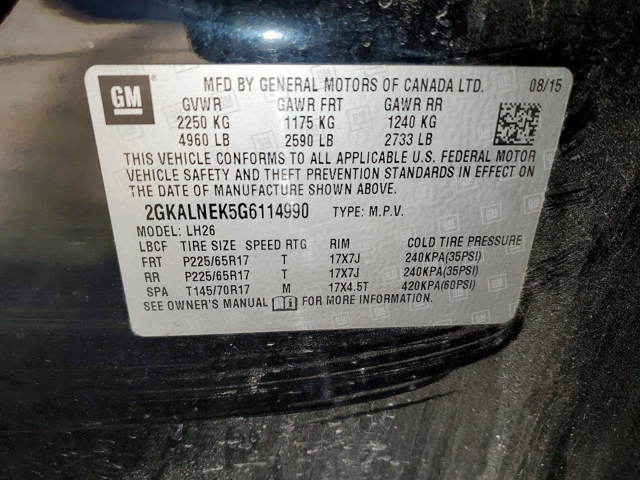 2016 GMC Terrain