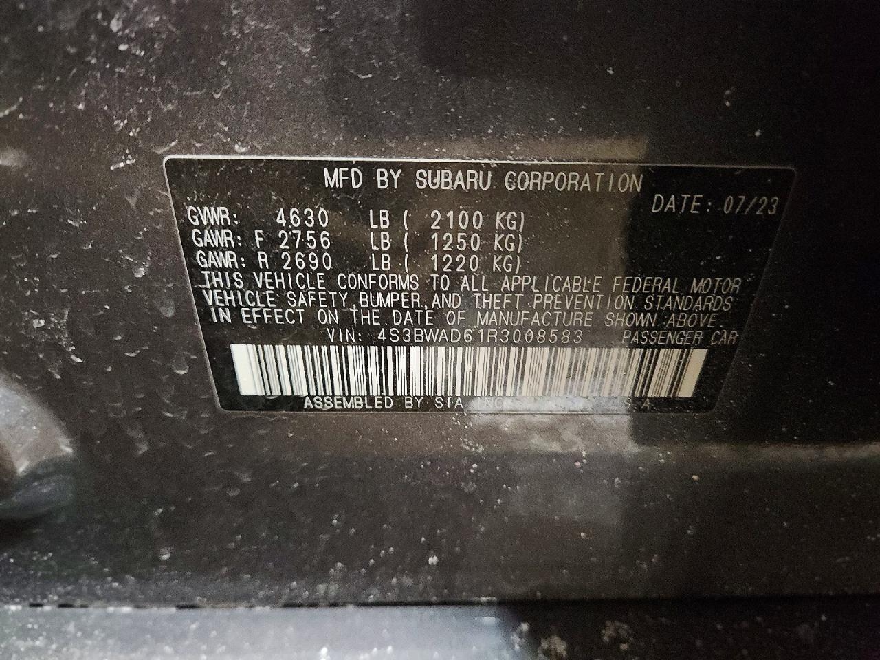 2024 SUBARU Legacy