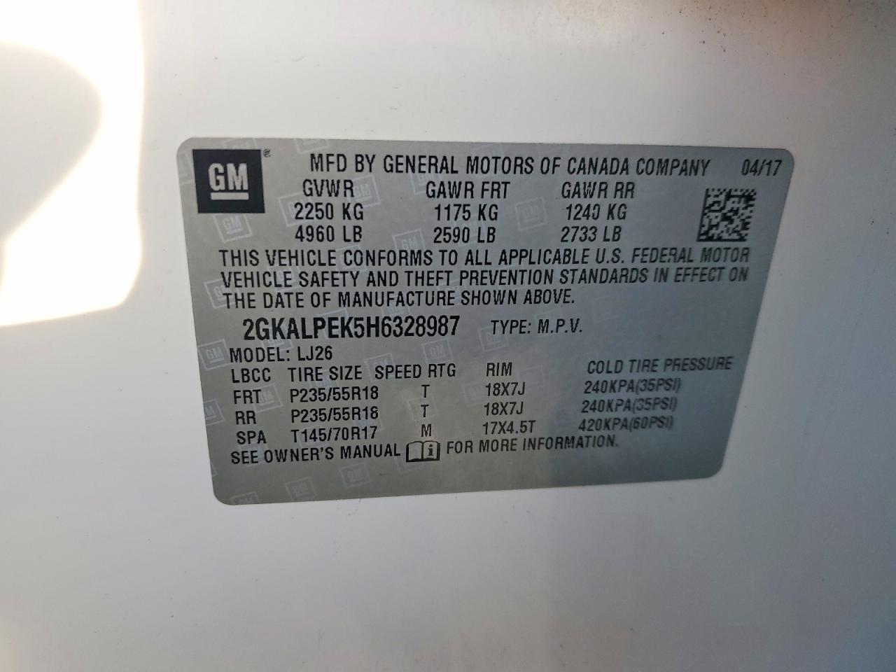 2017 GMC Terrain