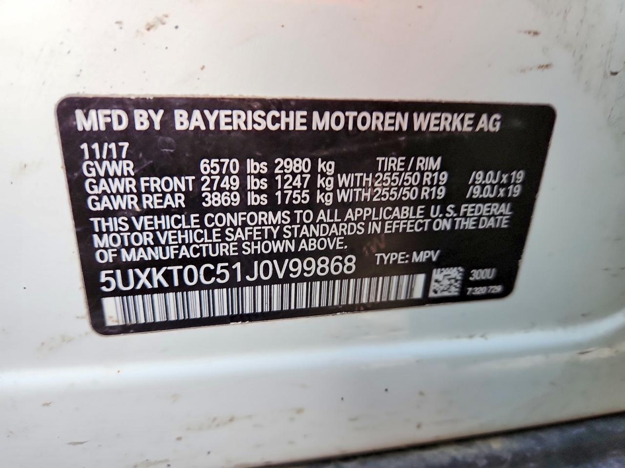 2018 BMW X5