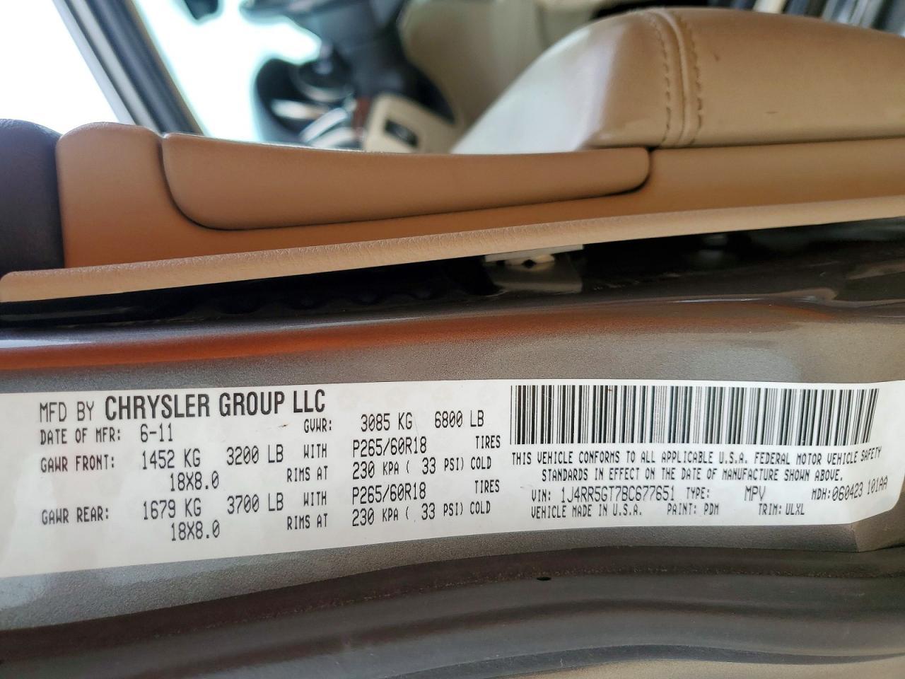 2011 JEEP Grand Cherokee