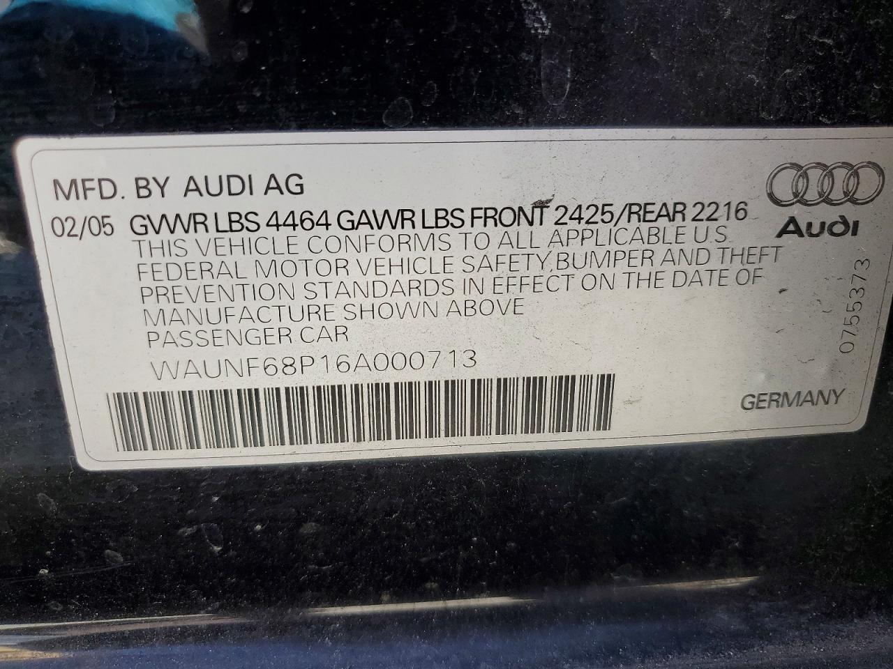 2006 AUDI A3
